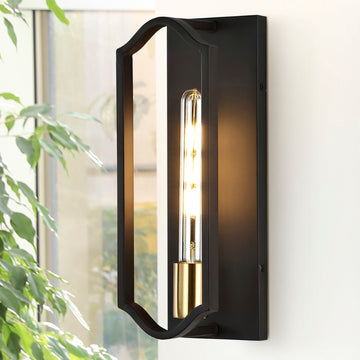 Chloe 4.75" Modern Bohemian Iron LED Sconce - JONATHAN Y